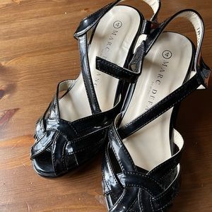 Marc Defang black size 4 wedges